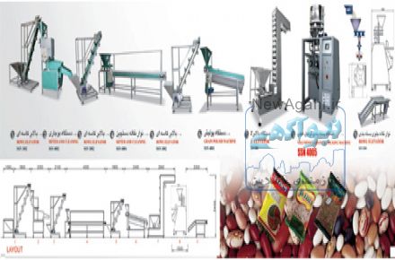 ماشین آلات خط بسته بندی حبوبات، غلات و خشکبار