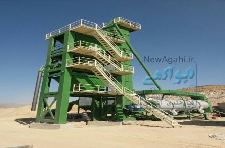 ساخت کارخانه آسفالت در ظرفیت های مختلف 