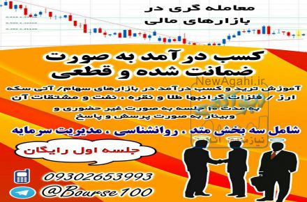 کسب درامد بصورت تضمینی از بازاهای مالی (بورس,سهام,تبادلات ارزی,فیوچرز,آتی سکه )
