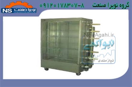 قيمت دستگاه جوجه گردان سبدي و سيخي ايستاده صنعتي