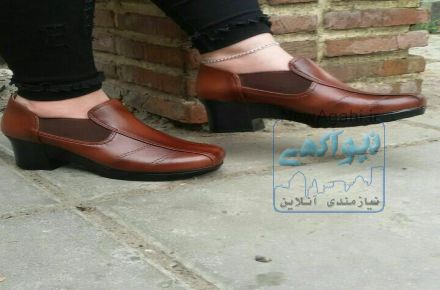 کفش رسمی چرم مدل الیسا