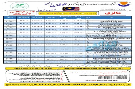 تور مالزی | 4 شب کوالالامپور + 3 شب پنانگ