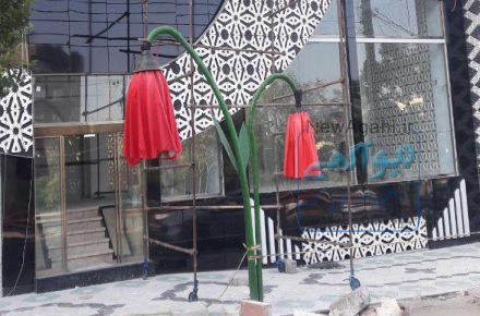 چراغ های خیابانی لاله شرکت سبلان تبریز