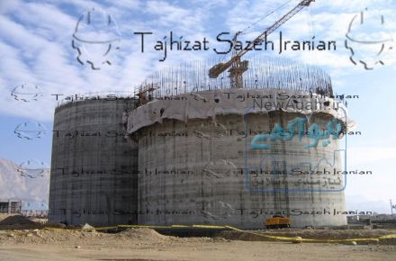 قالب لغزنده بتن جهت اجراي سيلوها و دودكش ها