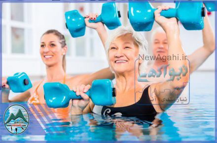 هیدروتراپی زیر نظر مربی حرفه ای