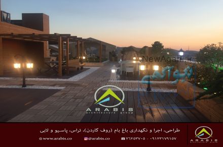 طراحی واجرای انواع باغ بام(روف گاردن)