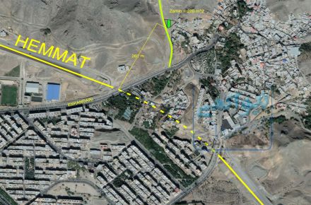 280 متر زمین مسکونی کلاک بالا کرج معاوضه با خودرو خارجی صفر