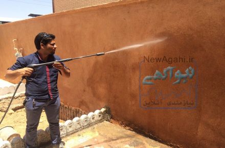 باغ زیبا با کاهگل مصنوعی