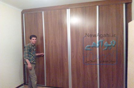 کمد، کمد دیواری،  کمد دیواری ریلی، ساخت کمد دیواری