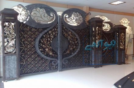 ساخت درب فرفوؤزه شیراز و درب cnc شیراز بوشهر