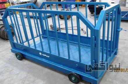 فروش و نصب باسكول دام كش يك تن و دوتن جهت توزين گاو و گوساله