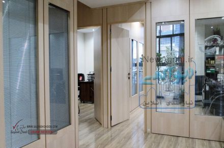پارتیشن دوجداره چوبی متحرک