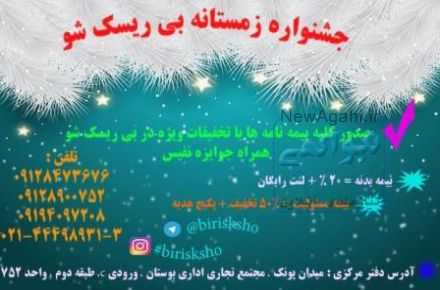 جشنواره زمستانه فروش بیمه ثالث در بی ریسک شو