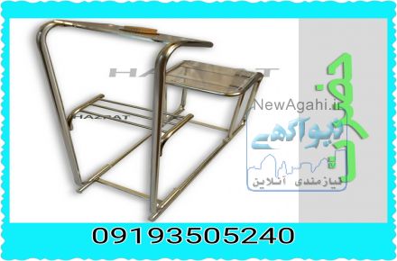 صندلی نمازحضرت استیل ثابت(طرح حرم مطهررضوی)