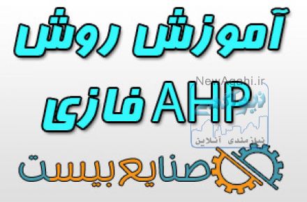 انجام روش AHP فازی (fuzzy AHP) 