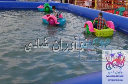 قایق پدالی دستی کودک  - پلی اتیلن 
