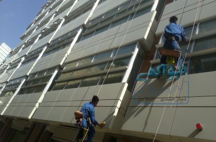 پیچ رولپلاک سنگ کار در ارتفاع نماشویی