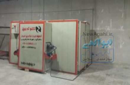 فروش خط رنگ استاتیک با نصب و راه اندازی
