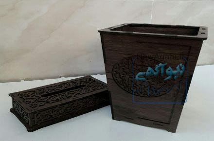 ست سطل و جادستمال کاغذی