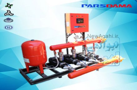 بوستر آتشنشانی هوشمند گروه صنعتی پارس دما 