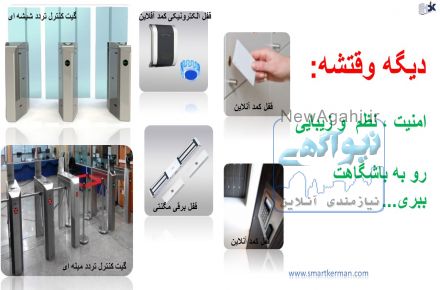 سیستم اتوماسیون باشگاهی گیت کنترل تردد،قفل آنلاین و آفلاین کمدی