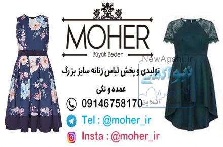 تولید و پخش لباس زنانه سایز بزرگ 