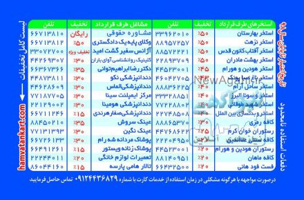 تخفیف فروشگاه عینک و لنزهای طبی با هموطن کارت تا 50 درصد