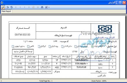نرم افزار ثبت نسخ داروخانه