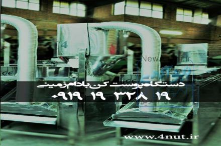دستگاه اتوماتیک پوست کن بادام زمینی 