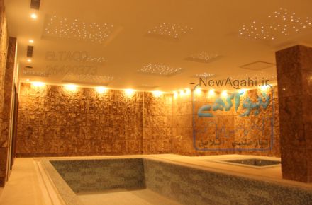 سقف فیبر نوری استخر